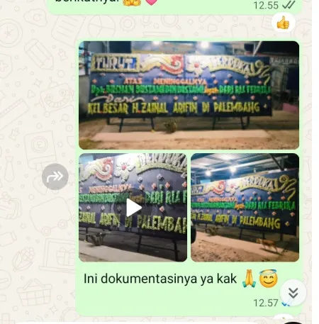 Pengiriman Papan Bunga Duka Cempaka Cisoka