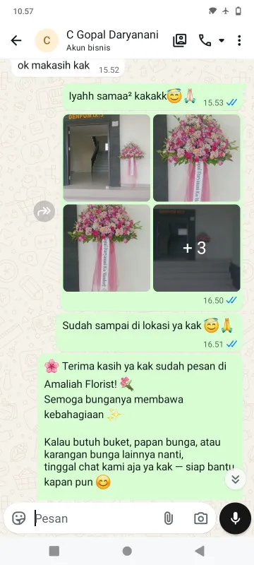 Pengiriman Karangan Bunga Cempaka Cisoka